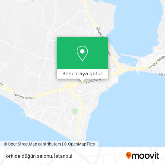 orkide düğün salonu harita