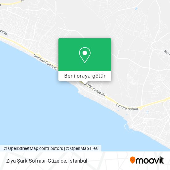 Ziya Şark Sofrası, Güzelce harita