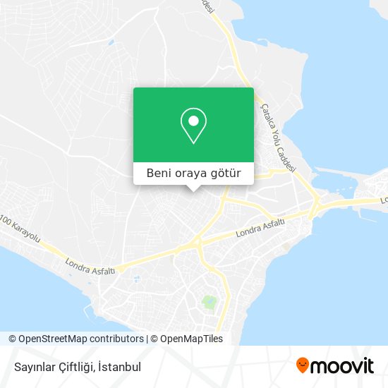 Sayınlar Çiftliği harita