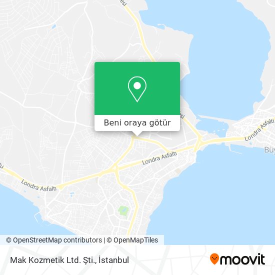 Mak Kozmetik Ltd. Şti. harita