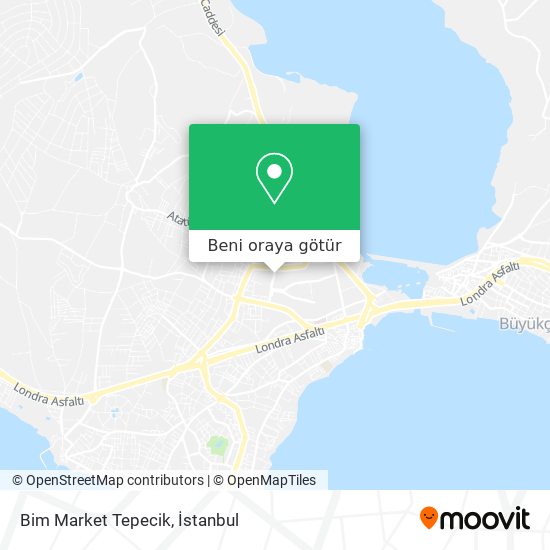 Bim Market Tepecik harita