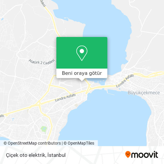 Çiçek oto elektrik harita