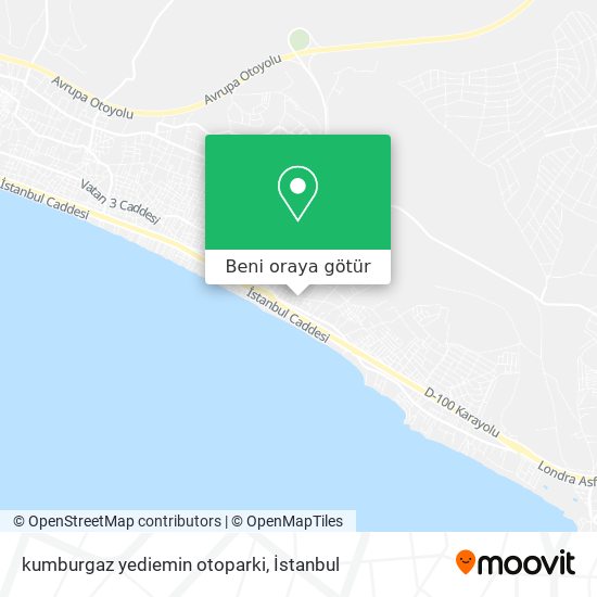 kumburgaz yediemin otoparki harita
