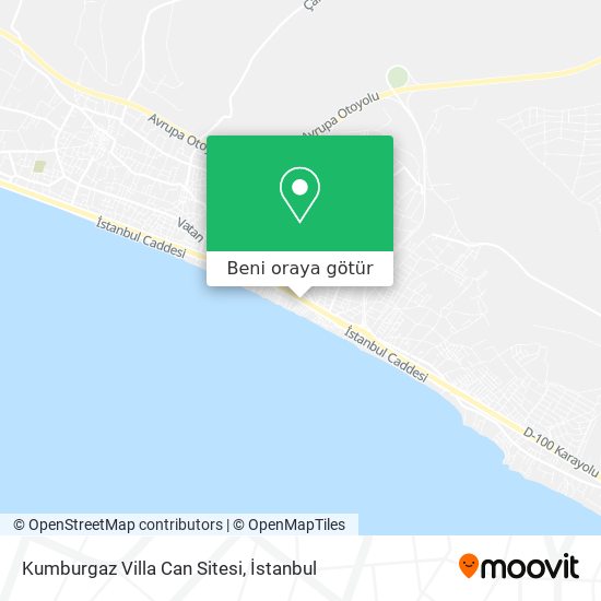 Kumburgaz Villa Can Sitesi harita