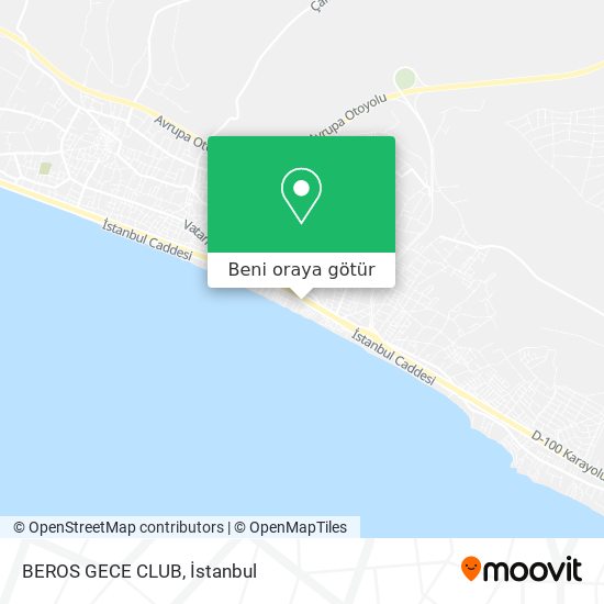 BEROS GECE CLUB harita