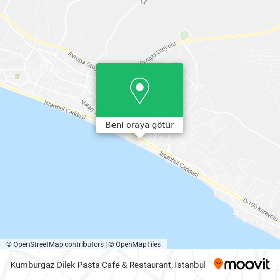 Kumburgaz Dilek Pasta Cafe & Restaurant harita