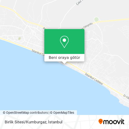 Birlik Sitesi/Kumburgaz harita