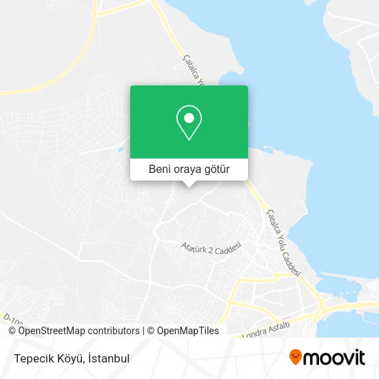 Tepecik Köyü harita