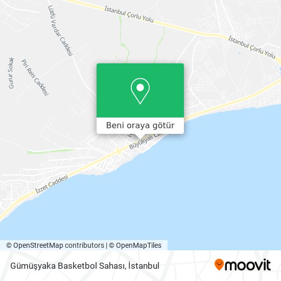 Gümüşyaka Basketbol Sahası harita
