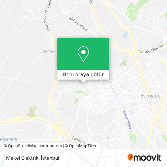 Makel Elektrik harita