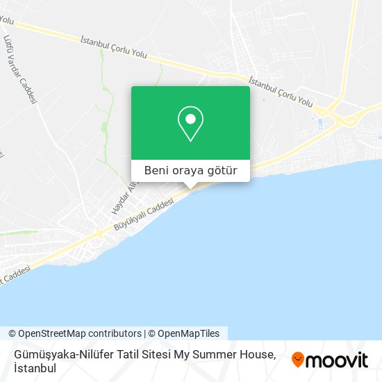 Gümüşyaka-Nilüfer Tatil Sitesi My Summer House harita