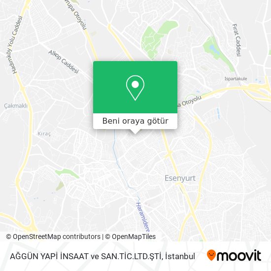 AĞGÜN YAPİ İNSAAT ve SAN.TİC.LTD.ŞTİ harita