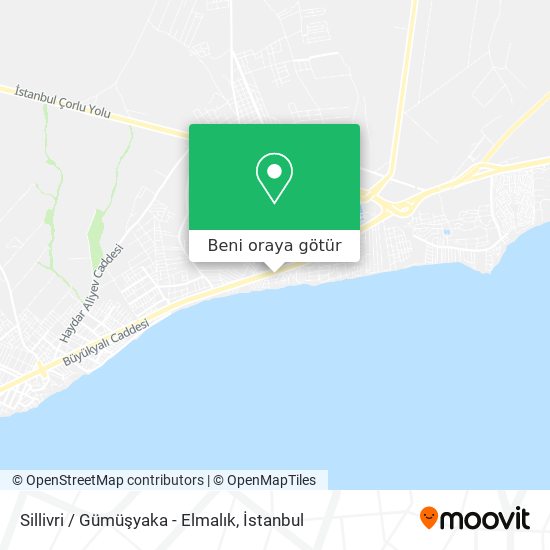 Sillivri / Gümüşyaka - Elmalık harita