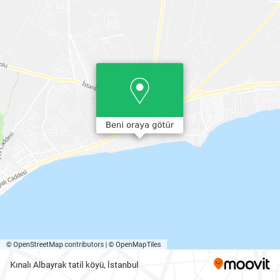 Kınalı Albayrak tatil köyü harita