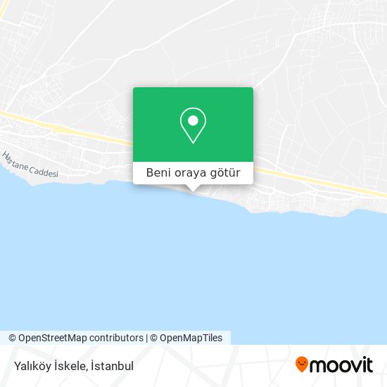 Yalıköy İskele harita