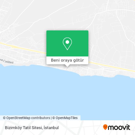 Bizimköy Tatil Sitesi harita