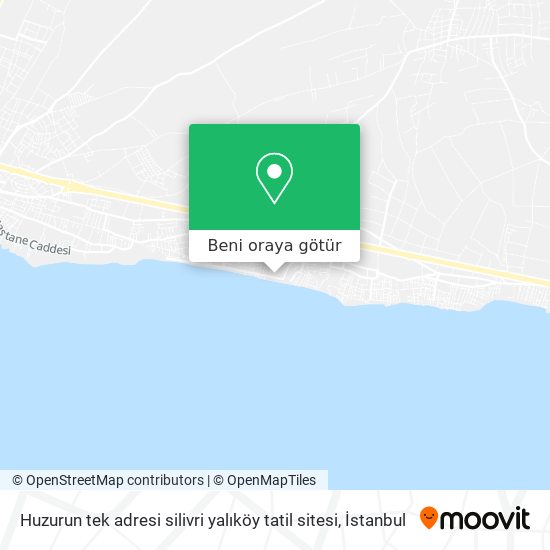 Huzurun tek adresi silivri yalıköy tatil sitesi harita