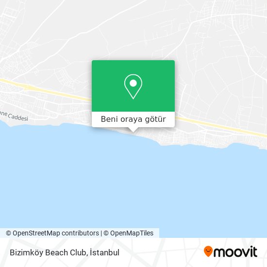 Bizimköy Beach Club harita