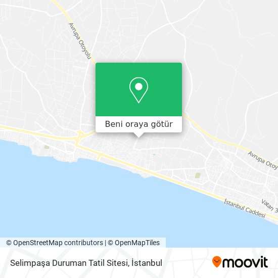 Selimpaşa Duruman Tatil Sitesi harita