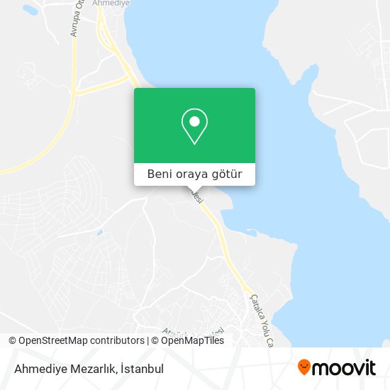 Ahmediye Mezarlık harita