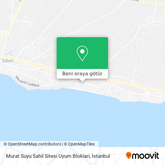 Murat Suyu Sahil Sitesi Uyum Bloklari harita