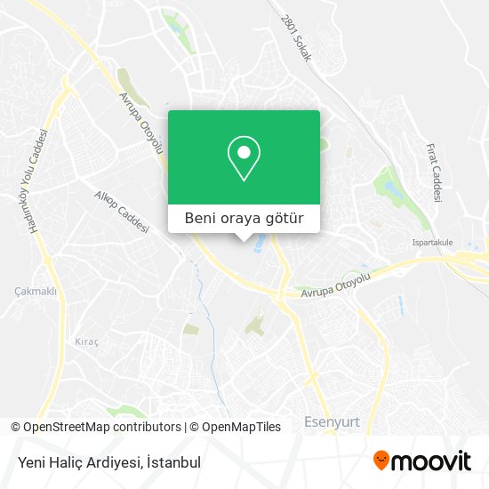 Yeni Haliç Ardiyesi harita