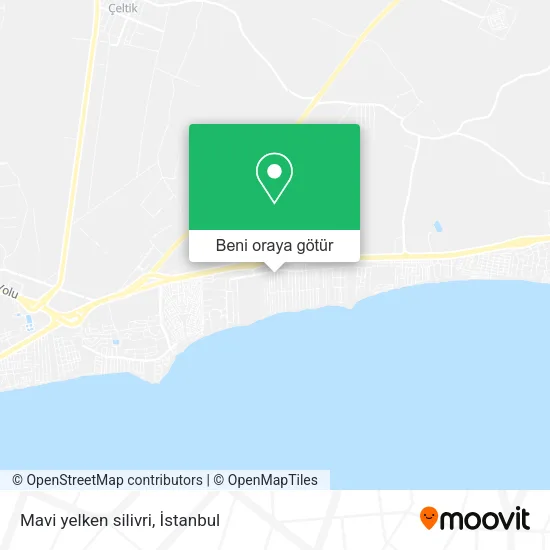 Mavi yelken silivri harita