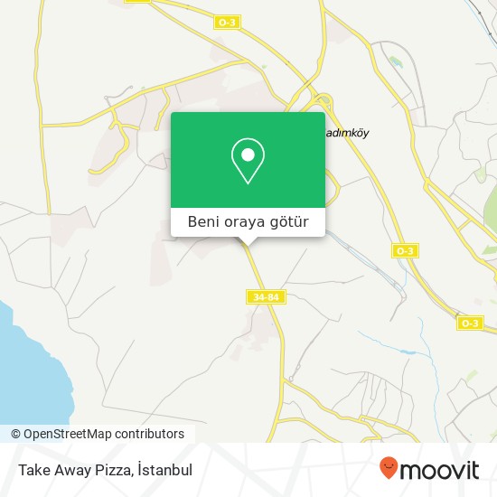 Take Away Pizza harita