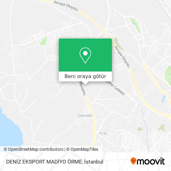 DENİZ EKSPORT MADİYO ÖRME harita