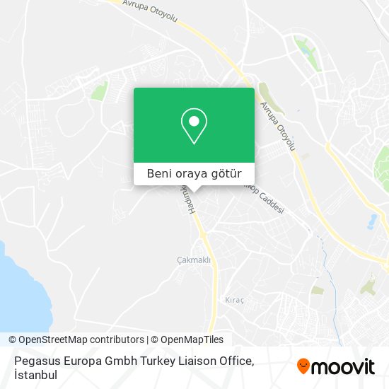 Pegasus Europa Gmbh Turkey Liaison Office harita