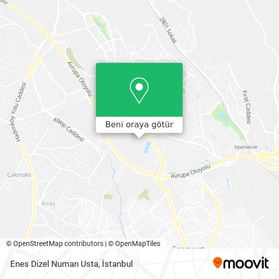 Enes Dizel Numan Usta harita