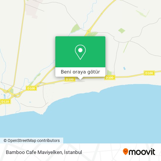 Bamboo Cafe Maviyelken harita
