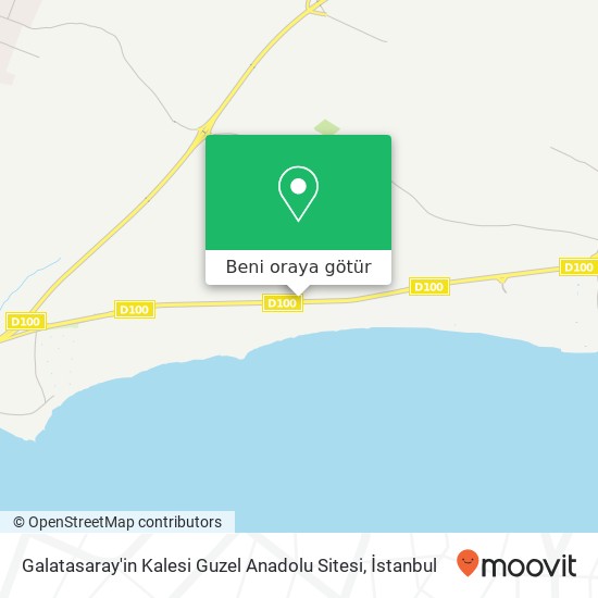 Galatasaray'in Kalesi Guzel Anadolu Sitesi harita