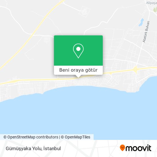 Gümüşyaka Yolu harita