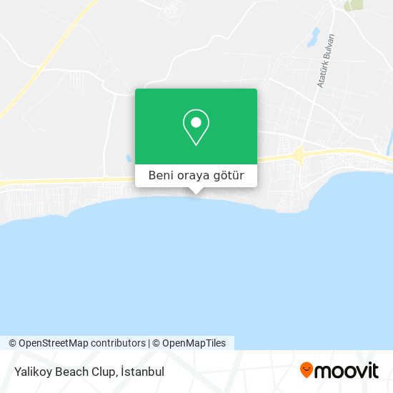 Yalikoy Beach Clup harita