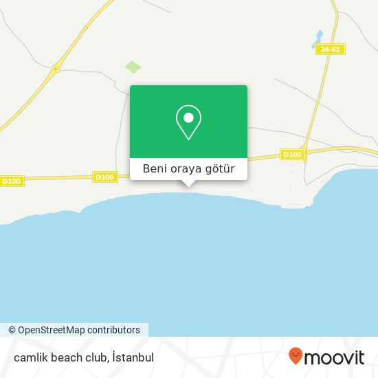 camlik beach club harita