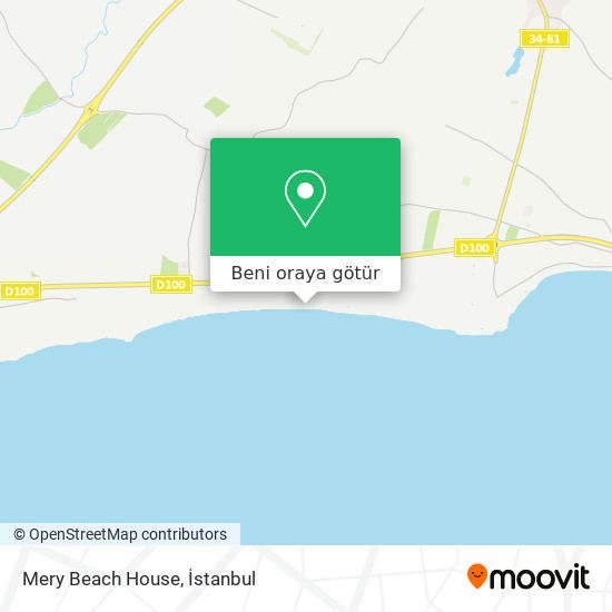 Mery Beach House harita
