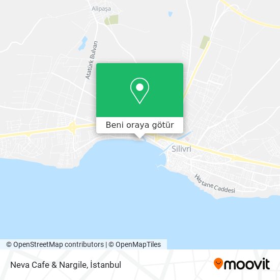 Neva Cafe & Nargile harita