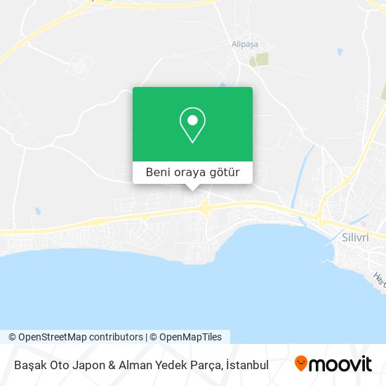 Başak Oto Japon & Alman Yedek Parça harita