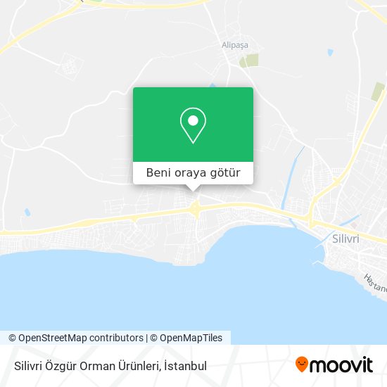 Silivri Özgür Orman Ürünleri harita