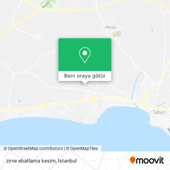 zirve ebatlama kesim harita
