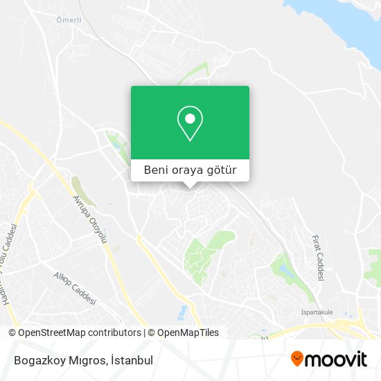 Bogazkoy Mıgros harita