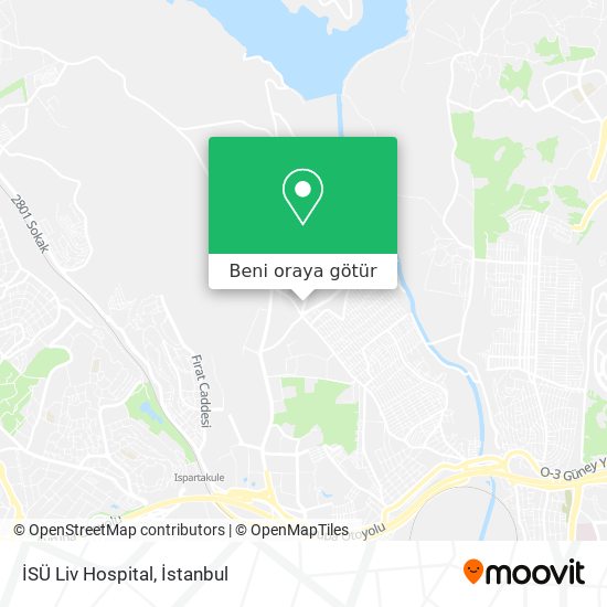 İSÜ Liv Hospital harita