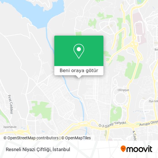 Resneli Niyazi Çiftliği harita