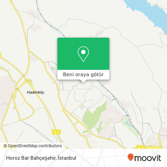 Horoz Bar Bahçeşehir harita