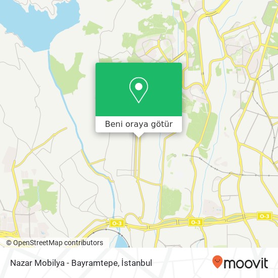 Nazar Mobilya - Bayramtepe harita