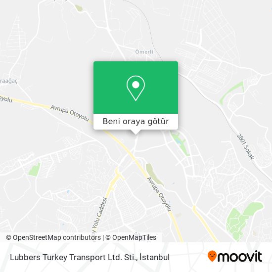 Lubbers Turkey Transport Ltd. Sti. harita