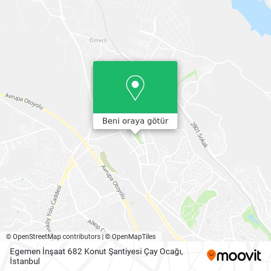Egemen İnşaat 682 Konut Şantiyesi Çay Ocağı harita