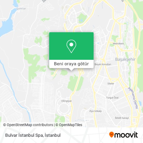Bulvar İstanbul Spa harita