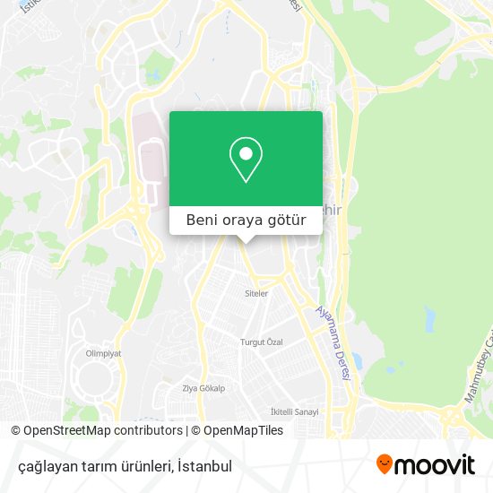 çağlayan tarım ürünleri harita